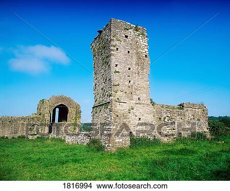 Picture - Ballybeg Abbey, 13th century, Buttevant, Co Cork, Ireland. Fotosearch