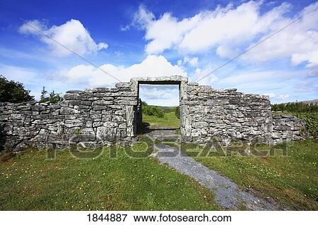 Ballyvaughan, County Clare, Ireland, Entrance to a Ringfort View Large Photo Image Stock Photo - Ballyvaughan, County Clare, Ireland, Entrance to a Ringfort. Fotosearch