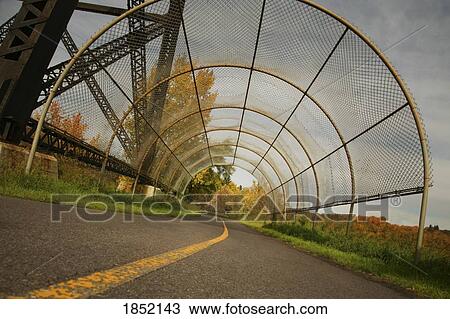 Stock Image - Bicycle path. Fotosearch