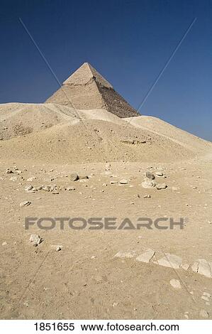 Stock Photography - Cairo, Giza, Egypt; The Pyramids of Giza. Fotosearch