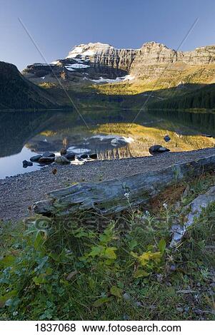 Stock Photo - Cameron Lake, Alberta, Canada. Fotosearch