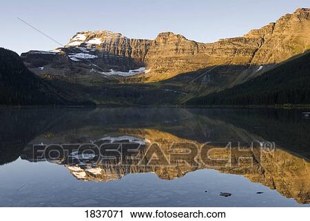 Stock Image - Cameron Lake, Waterton, Alberta, Canada. Fotosearch