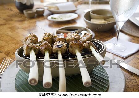 Stock Image - Candidasa, Bali, Indonesia; Balinese food. Fotosearch