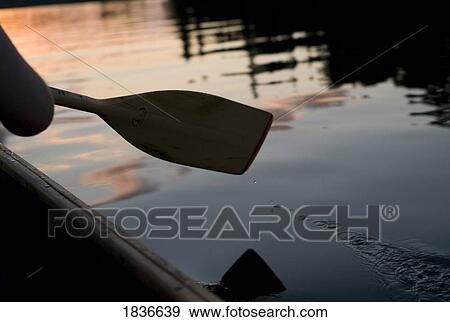 Stock Photo - Canoe oar. Fotosearch
