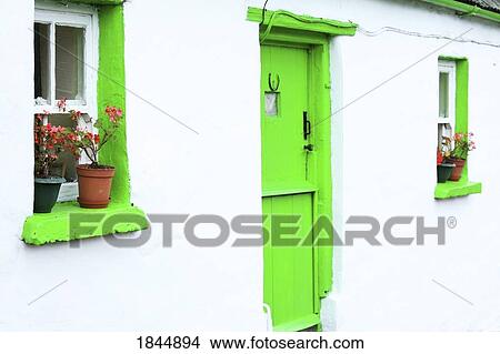 Cashel, Co Tipperary, Ireland; Entrance to cottage View Large Photo Image Picture - Cashel, Co Tipperary, Ireland; Entrance to cottage. Fotosearch