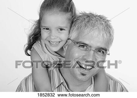 Caucasian Family; Father with daughter View Large Photo Image Stock Image - Caucasian Family; Father with daughter . Fotosearch