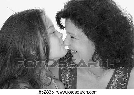 Stock Photography - Caucasian Family; Mother and Daughter . Fotosearch