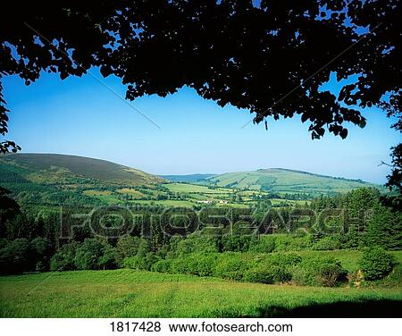 Stock Photo - Co Offaly near Kinnity, Slieve Bloom Mountains, Ireland. Fotosearch