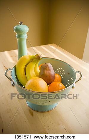 Colander of fruit View Large Photo Image Stock Image - Colander of fruit. Fotosearch