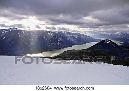 Picture - Columbia River Gorge, Pacific Northwest, Washington, USA. Fotosearch