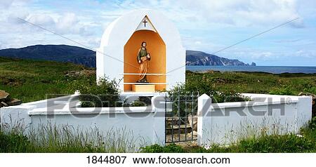 County Donegal, Ireland, Shrine to Saint Joseph View Large Photo Image Stock Photo - County Donegal, Ireland, Shrine to Saint Joseph. Fotosearch