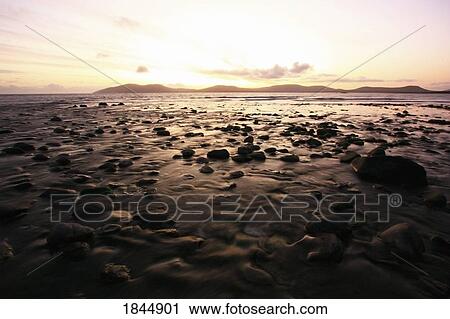 Stock Image - County Kerry, Ireland, near Ballinskelligs. Fotosearch