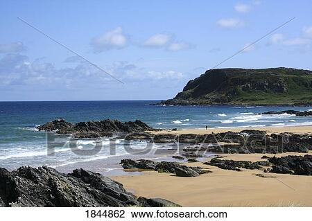 Stock Image - Culdaff Beach, Inishowen, County Donegal, Ireland. Fotosearch