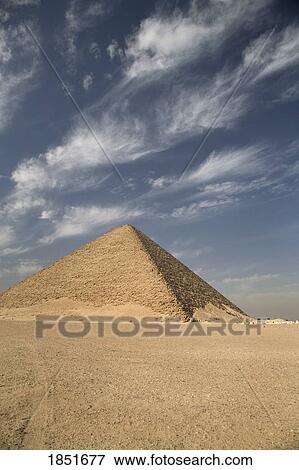 Dahshur, Egypt; The Red Pyramid View Large Photo Image Stock Photo - Dahshur, Egypt; The Red Pyramid. Fotosearch