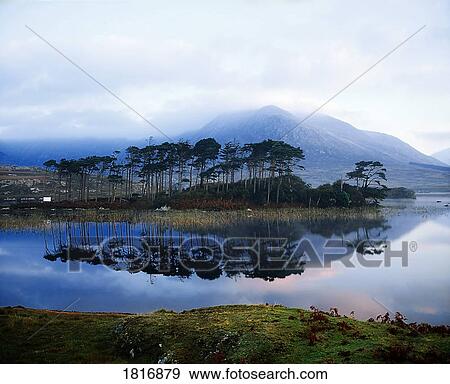 Stock Photo - Derryclare Lough, Connemara, County Galway, Ireland. Fotosearch