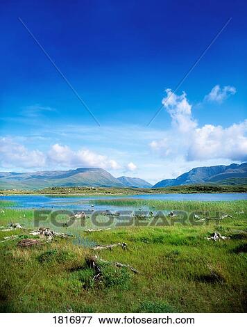 Doo Lough, Delphi, County Mayo, Ireland View Large Photo Image Stock Photo - Doo Lough, Delphi, County Mayo, Ireland. Fotosearch