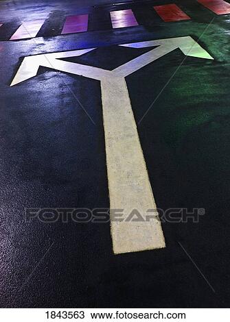 Stock Image - Double headed arrow . Fotosearch