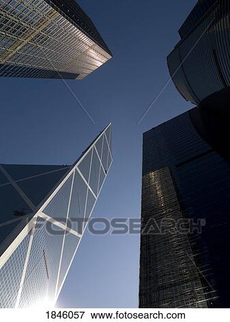 Downtown buildings, Hong Kong, China View Large Photo Image Stock Photo - Downtown buildings, Hong Kong, China. Fotosearch