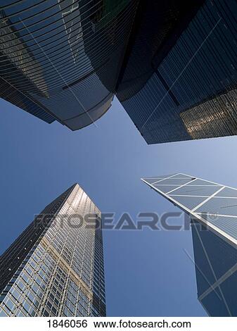 Downtown buildings, Hong Kong, China View Large Photo Image Stock Photograph - Downtown buildings, Hong Kong, China. Fotosearch