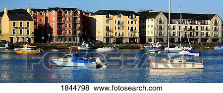 Dungarvan, Co Waterford, Ireland; Boats in the harbour View Large Photo Image Stock Photo - Dungarvan, Co Waterford, Ireland; Boats in the harbour. Fotosearch