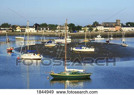 Stock Photo - Dungarvan Harbour, Dungarvan, County Waterford, Ireland. Fotosearch