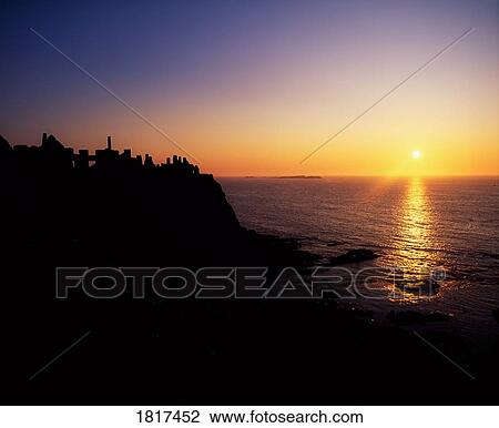 Stock Image - Dunluce Castle, Co Antrim, Ireland. Fotosearch