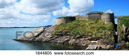 Stock Photography - Dunree Fort, Lough Swilly, County Donegal, Ireland, near Buncrana. Fotosearch
