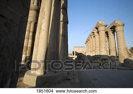 East Bank of Luxor, Egypt; The Luxor Temple View Large Photo Image Picture - East Bank of Luxor, Egypt; The Luxor Temple . Fotosearch