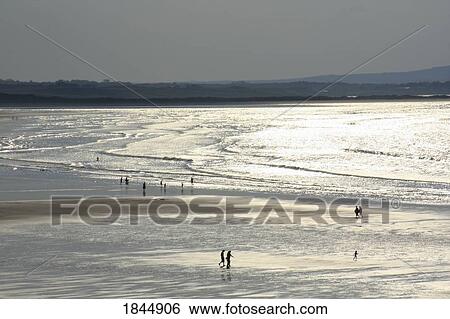 Enniscrone, Killala Bay, Co Sligo, Ireland; View of beach View Large Photo Image Stock Photograph - Enniscrone, Killala Bay, Co Sligo, Ireland; View of beach. Fotosearch