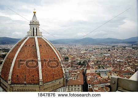 Stock Photograph - Florence, Italy; Basilica di Santa Maria del Fiore. Fotosearch