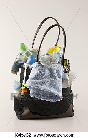 Full diaper bag View Large Photo Image Stock Image - Full diaper bag. Fotosearch