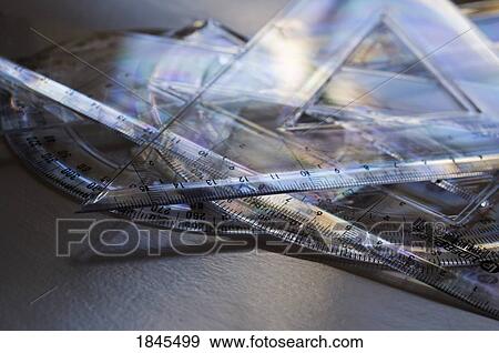 Stock Photo - Geometry tools. Fotosearch