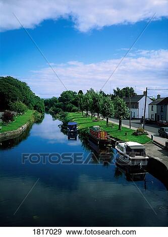 Grand Canal, Sallins, County Kildare, Ireland View Large Photo Image Stock Photo - Grand Canal, Sallins, County Kildare, Ireland. Fotosearch