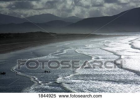 Stock Photography - Inch Beach, Dingle Peninsula, County Kerry, Ireland. Fotosearch