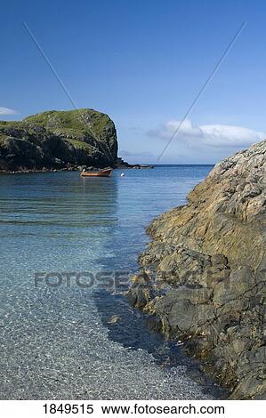 Stock Photography - Iona, Scotland; Water scene. Fotosearch