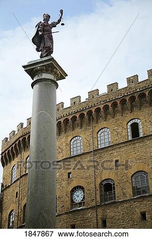 Italy; Statue of soldier holding a scale View Large Photo Image Stock Photo - Italy; Statue of soldier holding a scale. Fotosearch