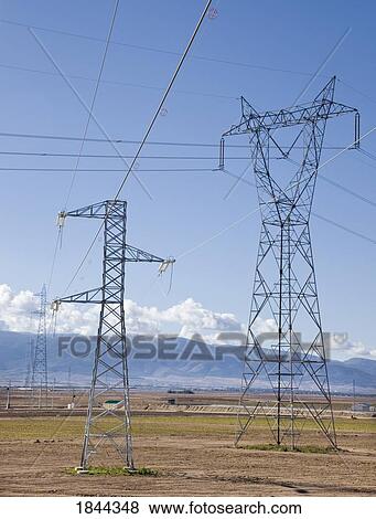 La Calahorra, Granada, Spain; Electricity pylons and power lines View Large Photo Image Stock Photo - La Calahorra, Granada, Spain; Electricity pylons and power lines. Fotosearch