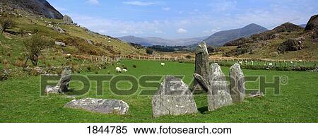 Lauragh, Ring of Beara. County Kerry, Ireland, Stone circle View Large Photo Image Stock Photography - Lauragh, Ring of Beara. County Kerry, Ireland, Stone circle. Fotosearch
