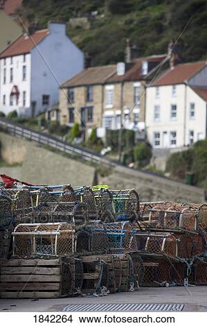 Picture - Lobster traps. Fotosearch
