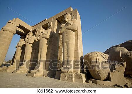 Luxor, Egypt; The Ramesseum View Large Photo Image Stock Image - Luxor, Egypt; The Ramesseum. Fotosearch