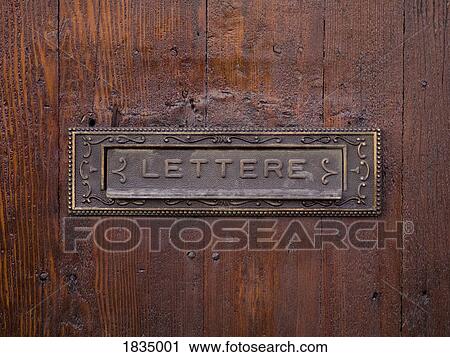 Mail slot, Venice, Italy View Large Photo Image Stock Image - Mail slot, Venice, Italy . Fotosearch