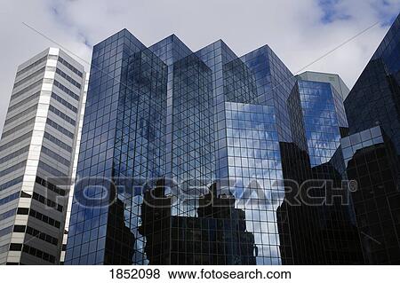Montreal, Quebec, Canada; High rise buildings View Large Photo Image Stock Photo - Montreal, Quebec, Canada; High rise buildings . Fotosearch