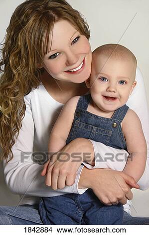 Picture - Mother and son. Fotosearch