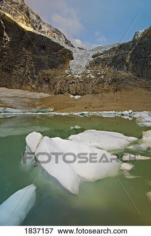 Stock Photo - Mount Edith Cavell, Jasper, Alberta, Canada. Fotosearch