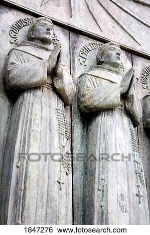 Stock Photograph - Nagasaki, Kyushu Region, Japan, Asia; Site of the 26 Christian Martyrs . Fotosearch