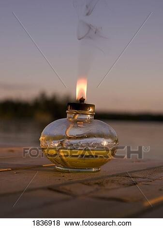 Stock Photo - Oil lamp. Fotosearch
