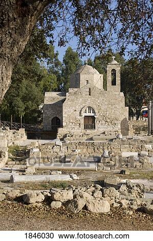 Stock Image - Old church, Cyprus. Fotosearch