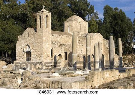 Stock Image - Old church, Cyprus. Fotosearch