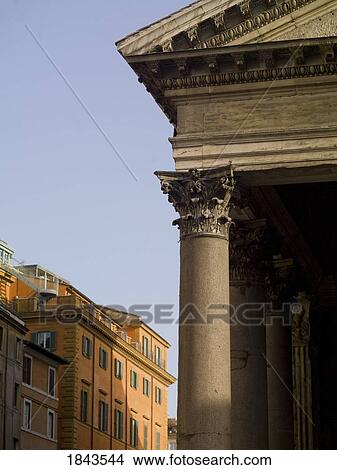 Picture - Pantheon pillar, Rome, Italy . Fotosearch