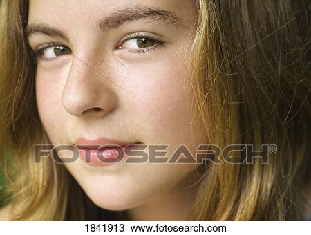 Portrait of a girl View Large Photo Image Stock Image - Portrait of a girl. Fotosearch